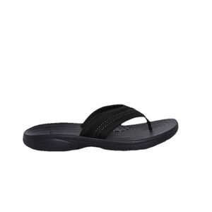 Crocs Flip-Flop Men's Yukon Mesa Flips Sandals Size 8 Black Suede  Straps New